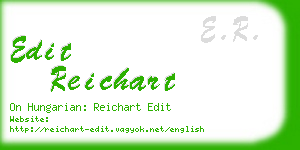 edit reichart business card